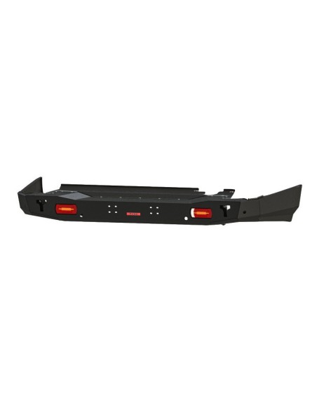 Parachoques trasero de acero reforzado con luces LED (Laterales Largos)  Toyota Land Cruiser J15 (2013-2017) - Fabryka 4x4