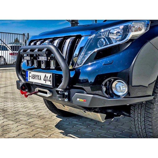 Detachable bullbar reinforced steel front...