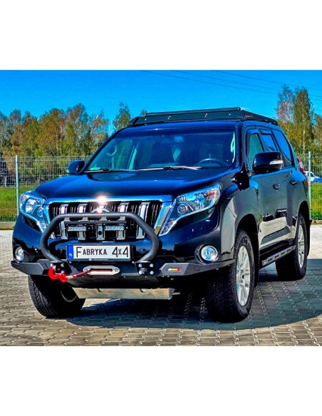 Removable front steel reinforced bullbar for Toyota Land Cruiser J15 Slim (2013-2017) - Fabryka 4x4