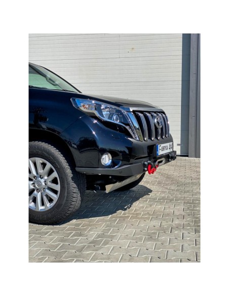 Front bumper with reinforced steel Toyota Land Cruiser J15 slim (2013 - 2017) - Fabryka 4x4