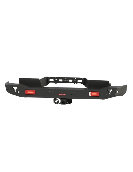 Para-choques traseiro curto de aço reforçado com luzes LED Toyota Hilux Revo (2020 - ) - Fabryka 4x4