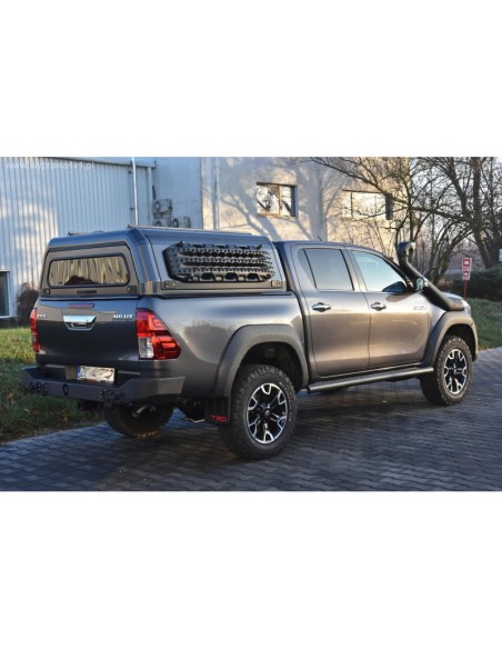 Reinforced side steps or rock sliders for Toyota Hilux Revo (2016 - 2020) - Fabryka 4x4