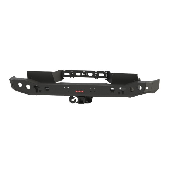 Rear bumper made of reinforced steel standard...