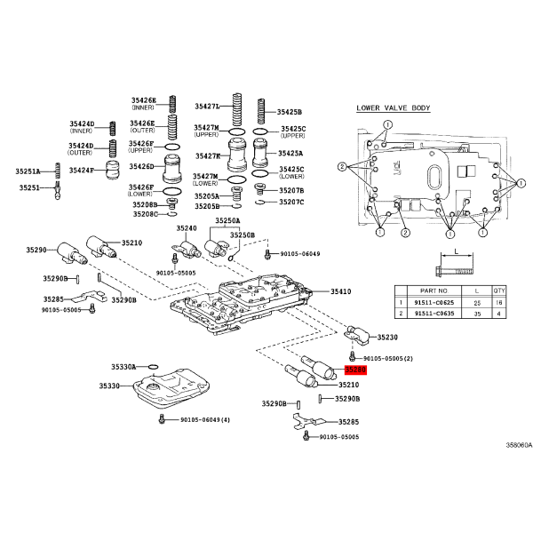 Conjunto solenoide controle de bloqueio (ATM)...