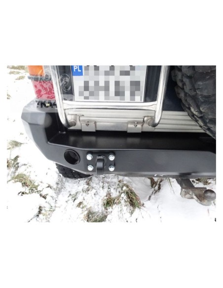 Bouclier arrière renforcé en acier pour Mitsubishi Montero V20 / 40 (avec extensions d'ailes) par Mitsubishi - Fabryka 4x4