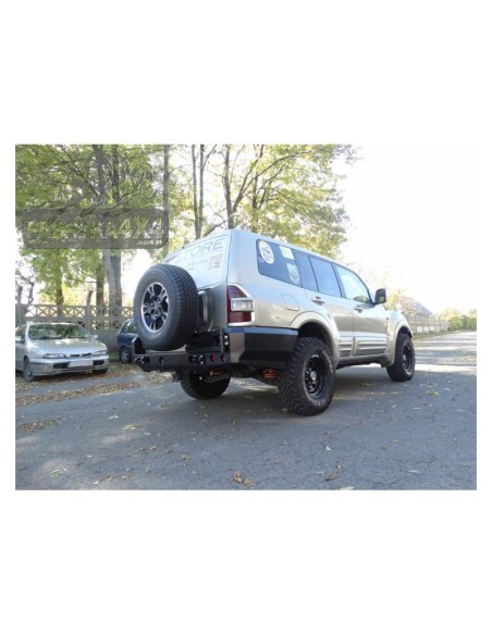 Reinforced steel rear bumper for Mitsubishi Montero V60 (5 doors) Mitsubishi - Fabryka 4x4.