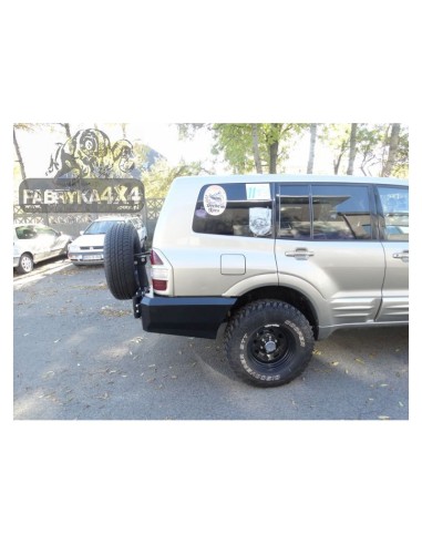 Reinforced steel rear bumper for Mitsubishi...