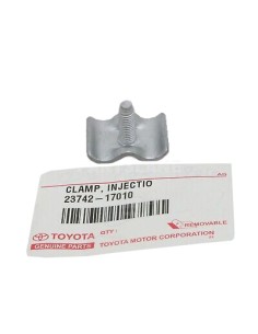 Double clamp with screw injector tube J8 (12 valves) -...
