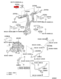 Abrazadera doppelt mit Einspritzrohrschraube J8 (12... 2