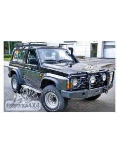 Barre de toit africaine sans grille pour Nissan Patrol...