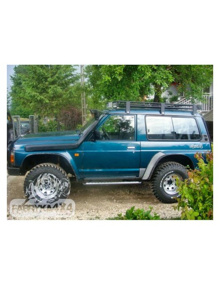 Reinforced side steps or rock sliders for Nissan Patrol GR Y60 (3 doors) - Fabryka 4x4