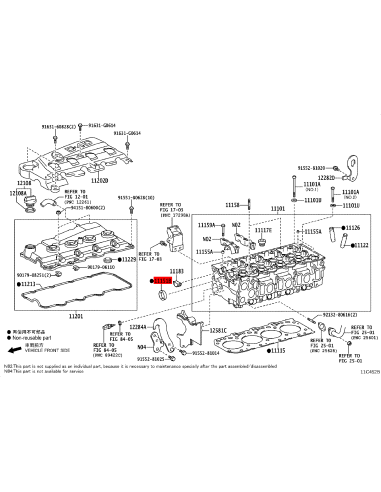 Install camshaft belt J15 (1KDFTV engine) -...