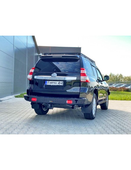 Heckstoßstange aus verstärktem Stahl mit LED-Leuchten (Kurze Seiten) für den Toyota Land Cruiser J15 (2013-2017) - Fabryka 4x4