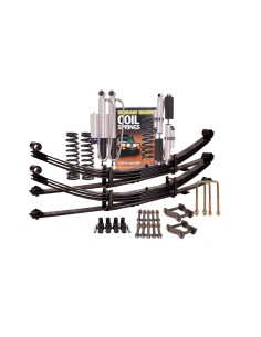 Complete suspension kit with reinforced separate bottle...