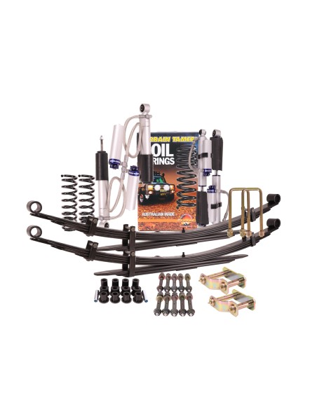 Kit de suspensão completo reforçado +40mm (com amortecedor separado) Nissan Navara D40 - Terrain Tamer
