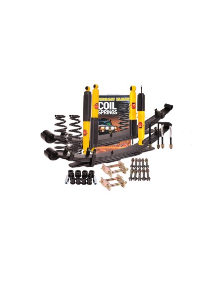 Complete reinforced suspension kit +30 / +40mm for Mitsubishi L200 ml / mn - Terrain Tamer