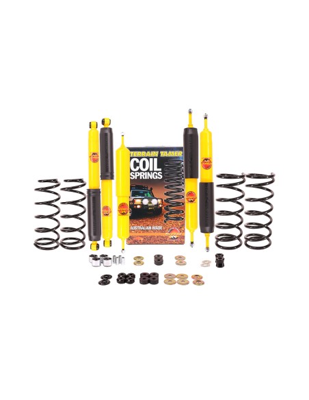 Complete reinforced suspension kit +20 / 40mm for Nissan Patrol GR Y60 (5 doors) - Terrain Tamer