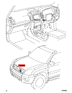 Sensor de temperatura ambiente externa para Toyota Land... 2