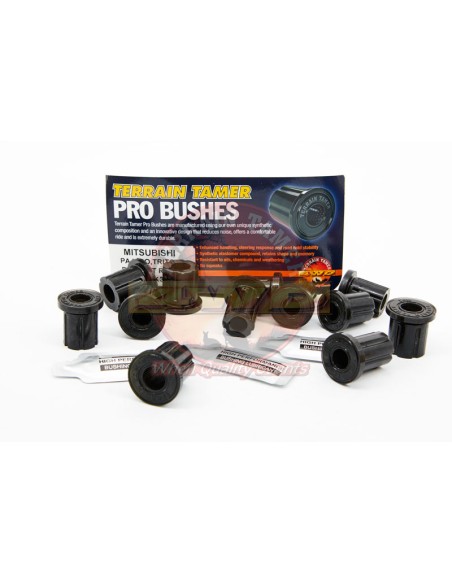 Reinforced polyurethane bushing kit for Mitsubishi Pajero/Montero I/II/L200 (1986 - 2005) - Pedders