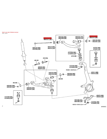 Upper trapezoid washer Toyota Hilux (2005 to 2024) - Original Toyota Land Cruiser