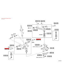 Tige inférieure du bras de suspension pour Toyota Hilux... 2