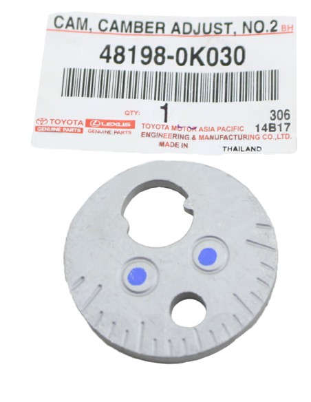Lower trapezoidal eccentric washer for Toyota Hilux (2005 to 2024) - Original Toyota Land Cruiser