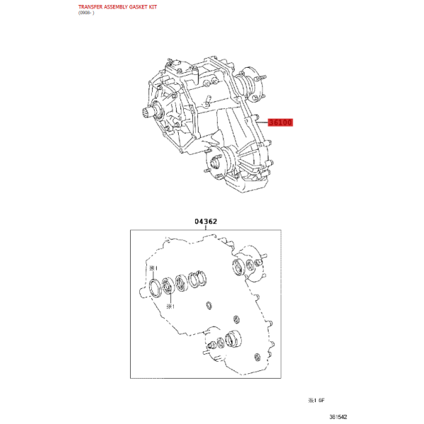 Cassa di trasferimento completa, NUOVA per...