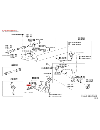 Lower Control Arm Eccentric Washer for Toyota...