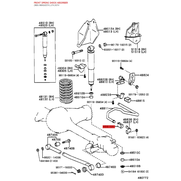 Silentbloc barre stabilisatrice avant pour...