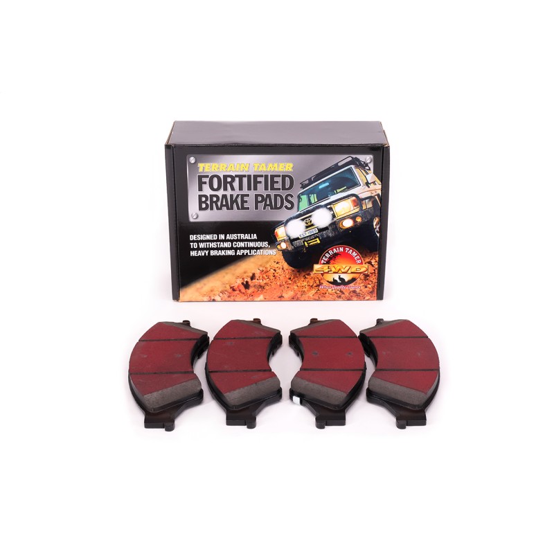 Pastilhas de freio dianteiras fortified heavy-duty para Ford Ranger (2011-2022) e Mazda BT50 (2011-2020) - Terrain Tamer