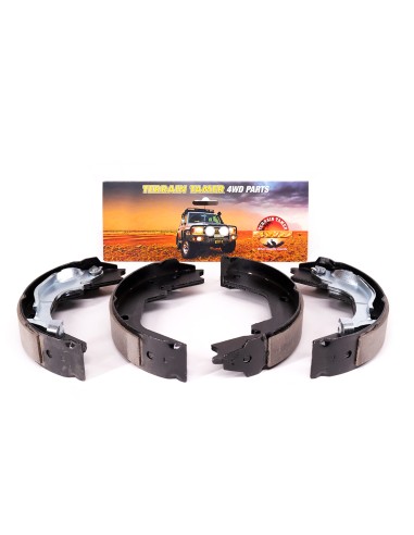 Reinforced rear shoe kit (exclusive drum/disc...