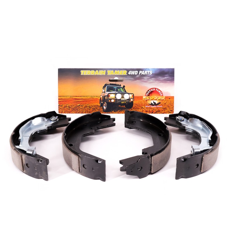 Kit de sapatas traseiras reforçadas (exclusivas para kit de conversão de freios tambor/disco) para Ford Ranger (2011-2022) - Ter