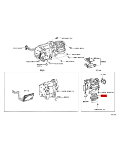 Moteur électrique ventilateur intérieur habitacle pour... 2