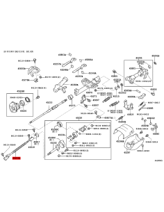 Lower intermediate steering column N-2 for Toyota Land... 2