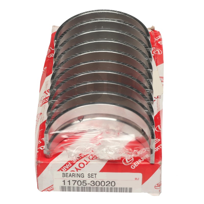 Kit 5 oversized main bearing shells (+25) for Toyota Land Cruiser j7/9/12/Hilux/4Runner - Original Toyota Land Cruiser