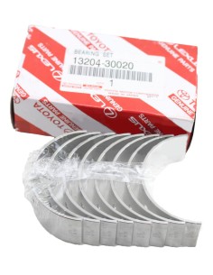 Kit 4 oversized connecting rod bearings (+25) for Toyota...