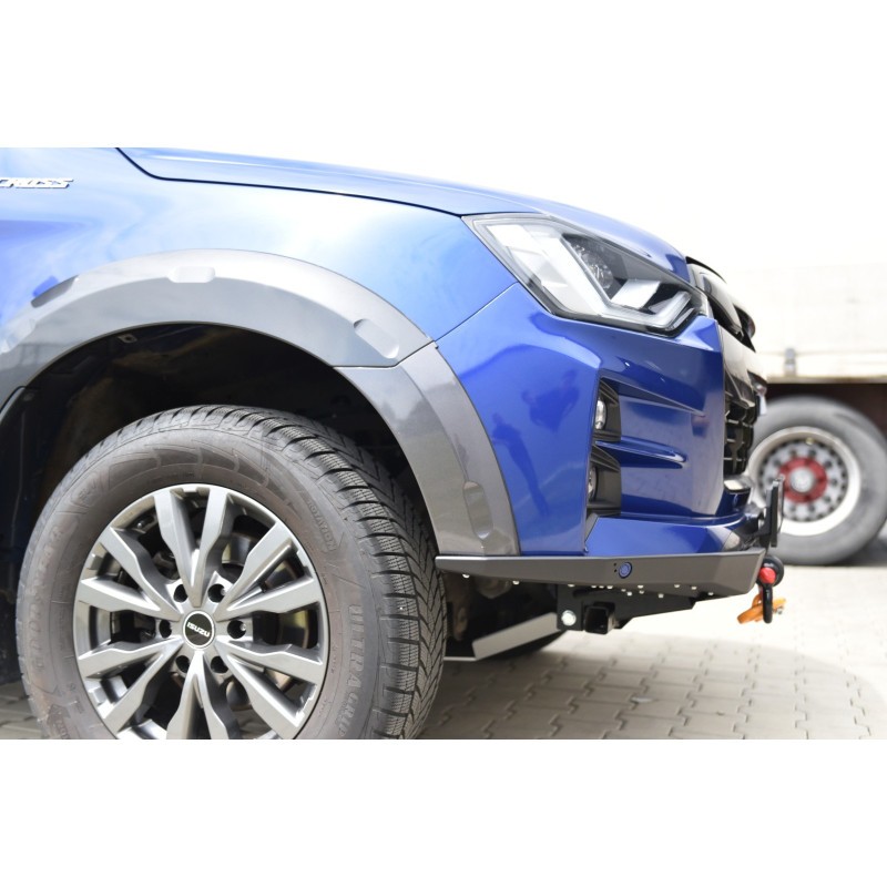 Vorderer verstärkter SLIM-Stoßfänger aus Stahl für den Isuzu D-Max (2020 - ) - Fabryka 4x4