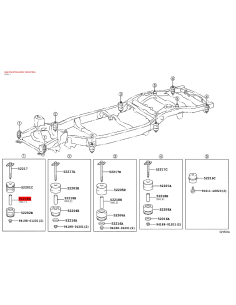 Casquette antivibratoire de carrosserie nº1 pour Toyota... 2