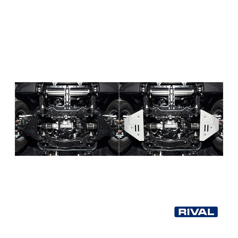 Proteção dos braços dianteiros de 6 mm para Toyota Land Cruiser J250 (2024 - ) - Rival