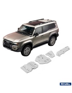 Kit di 4 protezioni da 6 mm per Toyota Land Cruiser J250...