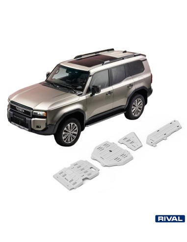 Kit de 4 protections de 6 mm pour Toyota Land...