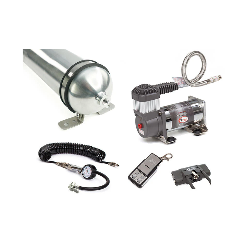 Air suspension control kit + compressor + tank + remote control - Pedders