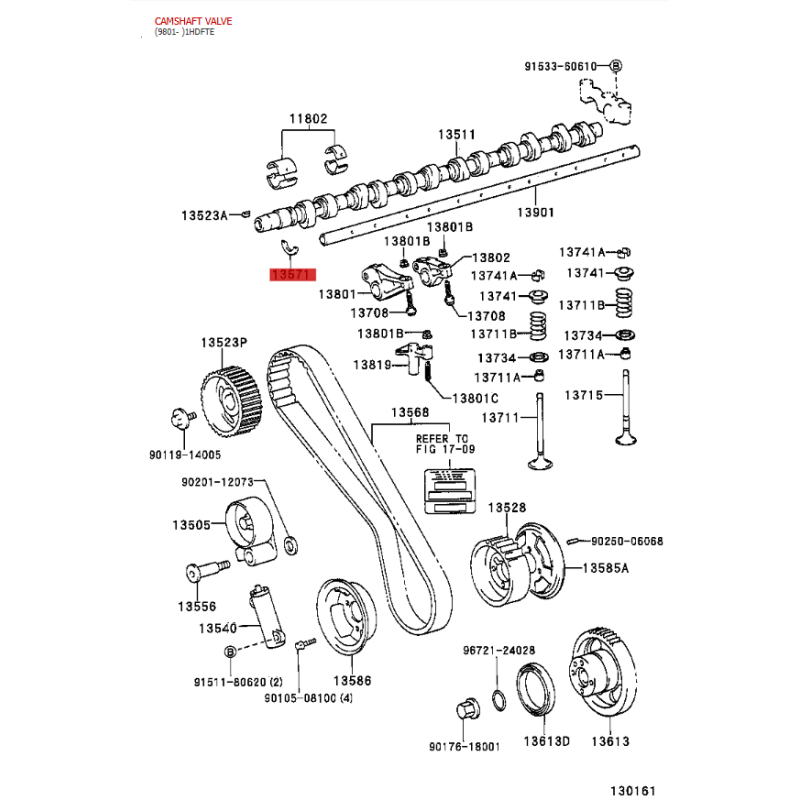 Camshaft Thrust Plate for Toyota Land Cruiser J8/10 - Original Toyota Land Cruiser