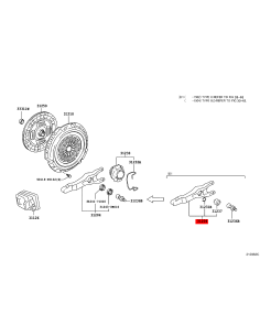 Fourche de boîte de vitesses pour Toyota Hilux vigo... 2