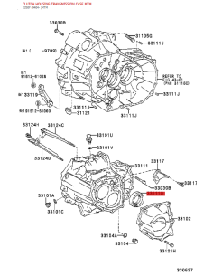 Transmission case seal, Left side for Toyota Rav4 -... 2