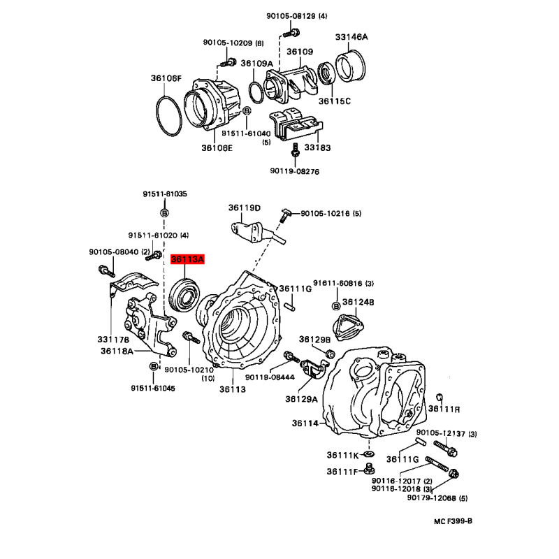 Reten caja transmision derecho para toyota Rav4 - Original Toyota Land Cruiser