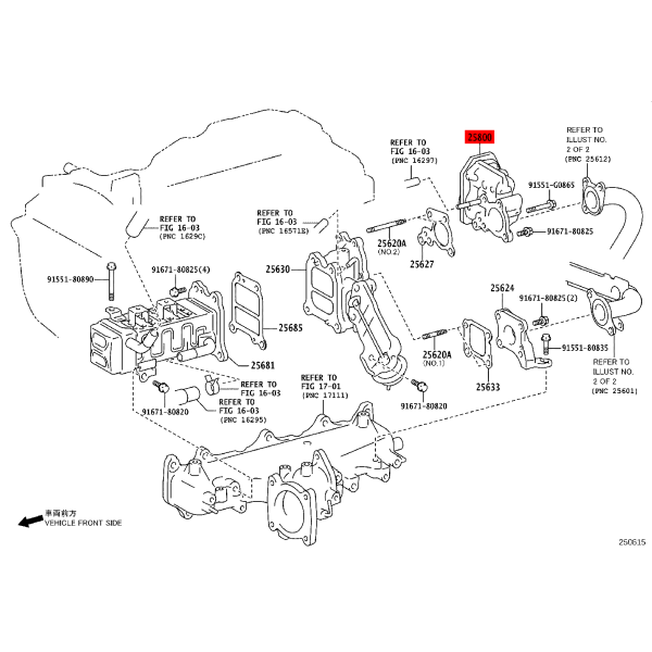 Vanne EGR, (moteur 2GDFTV) pour Toyota Hilux...