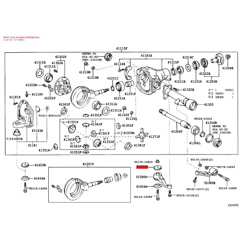 copy of Upper Washer + Front Differential Silentblock for Toyota Land Cruiser J10 - Original Toyota Land Cruiser