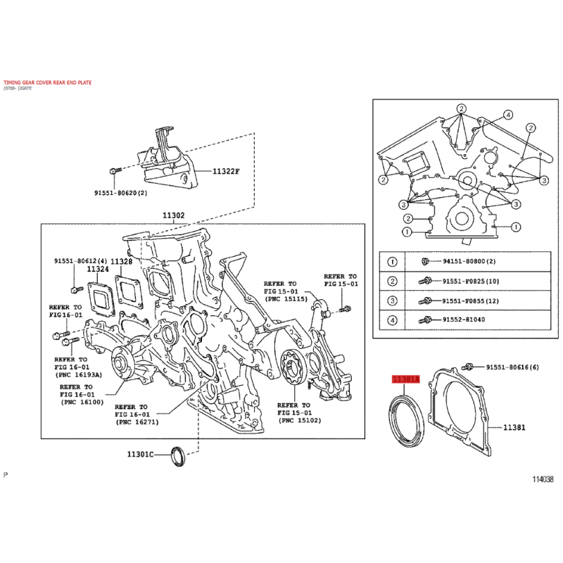 Reten Kurbelwelle Getriebeseite für Toyota Land Cruiser J8 / 9 / 10 / 12 / 15 / Toyota Hilux - Original Toyota Land Cruiser