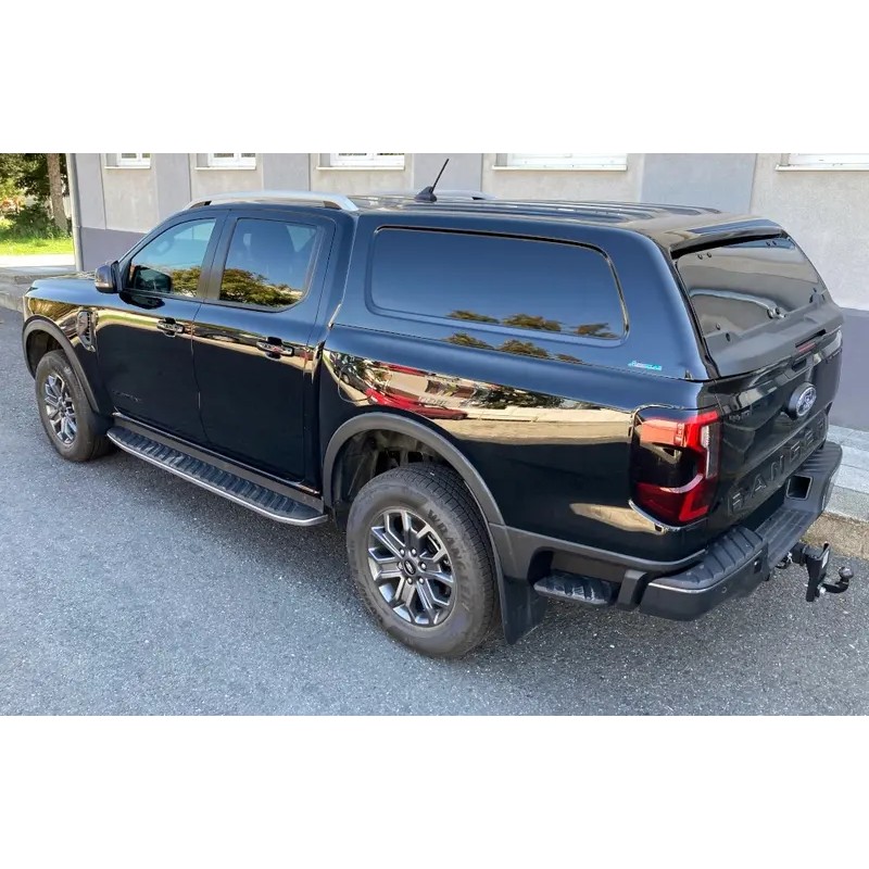 Cópia do comercial do Hardtop Reforçado Aeroklas em ABS sem janelas laterais para Isuzu D-Max (cabine dupla) (2020 - 2024)